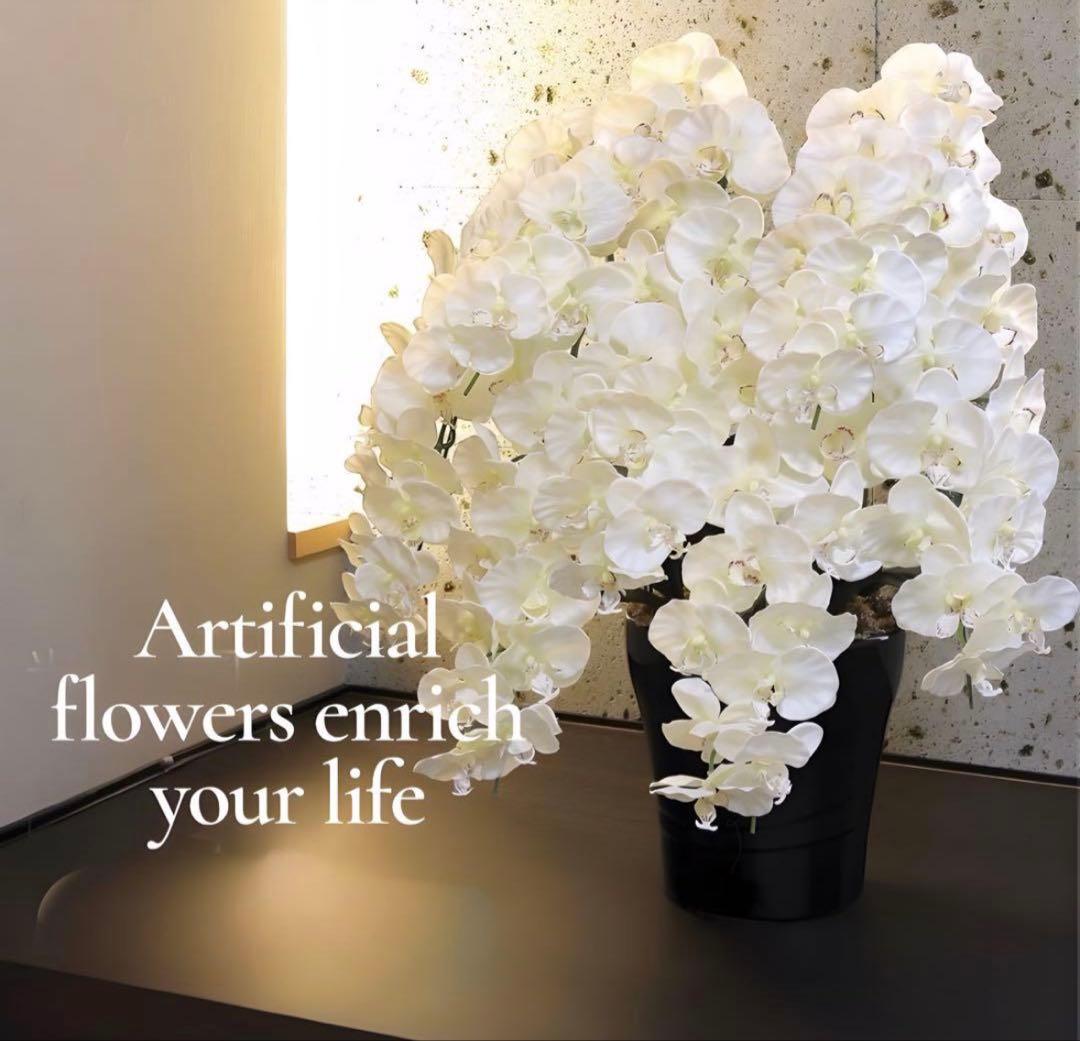光触媒 観葉植物 ウォールグリーン フェイクグリーン プレミアム胡蝶蘭
