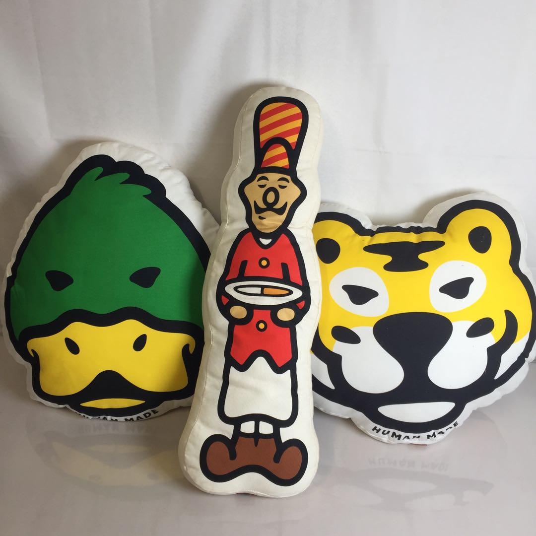 HUMAN MADE クッション CURRY DUCK FACE TIGER HUMAN MADE (ヒューマンメイド) / DUCK FACE CUSHION - GANGSTA MARKET