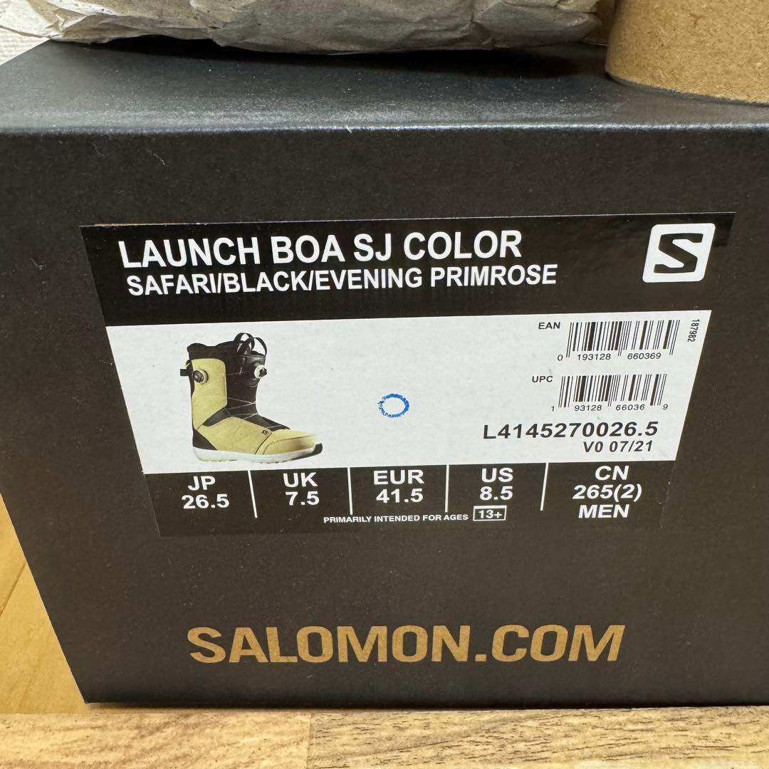 未使用 SALOMON LAUNCH BOA ブーツ 26.5cm グラトリ