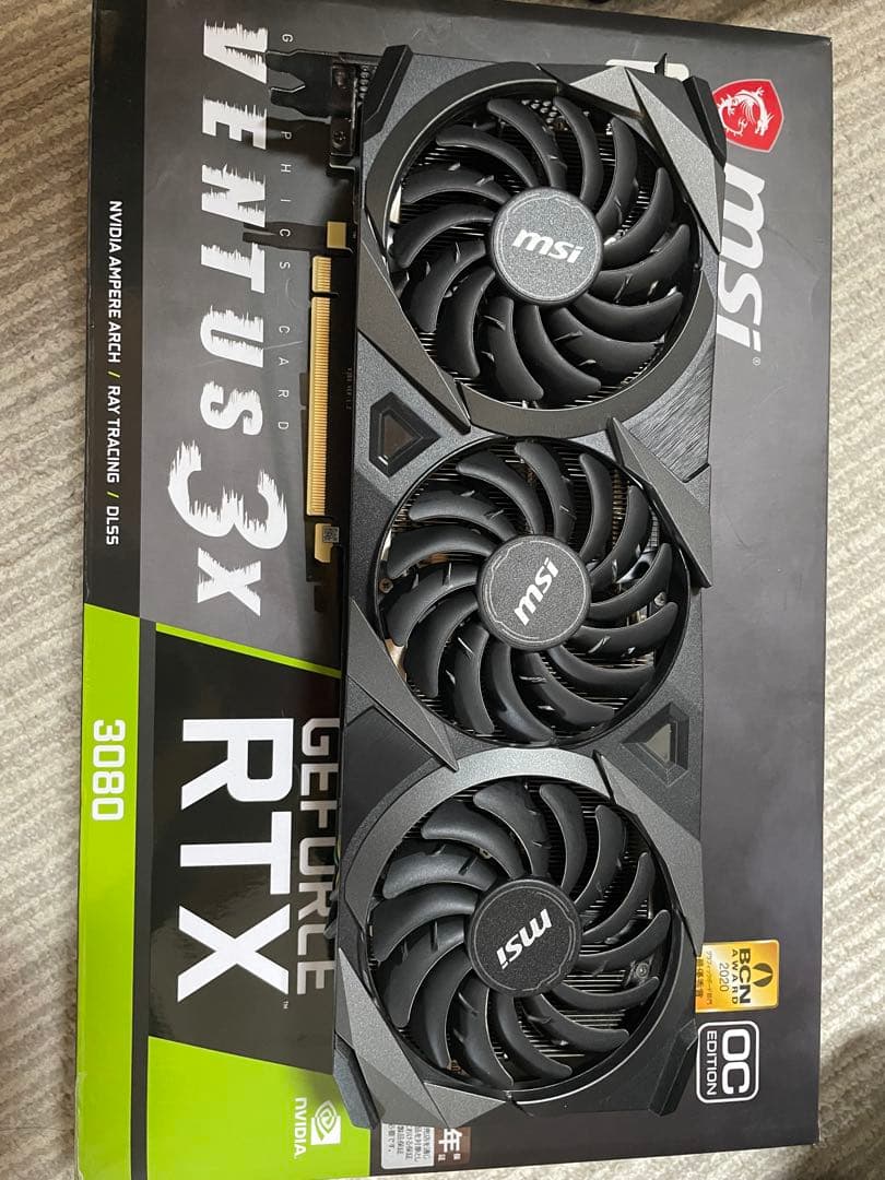 グラフィックボード・グラボ・ビデオカード MSI GeForce RTX 3080 VENTUS 3X Amazon | MSI GeForce RTX 3080 VENTUS 3X 10G OC LHR グラフィックス