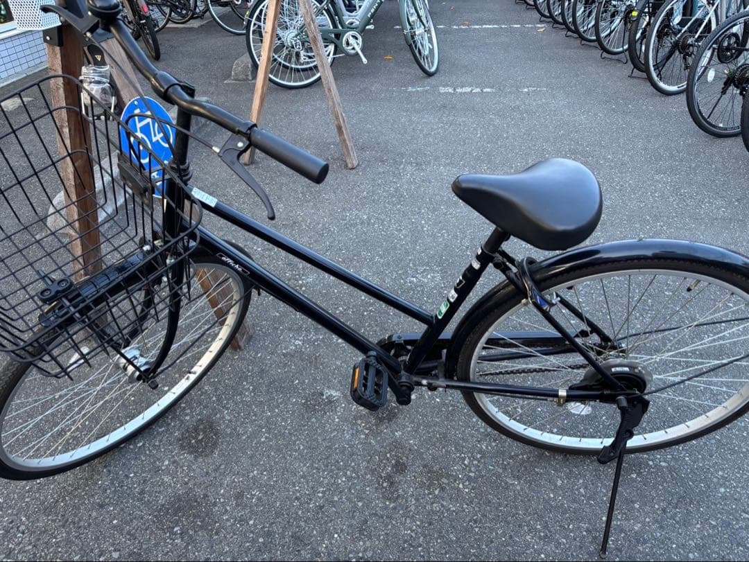 ASAHIの自転車　26インチ　黒色 あさひ 自転車 26インチ ボールドライン [外装6段] マットブラック