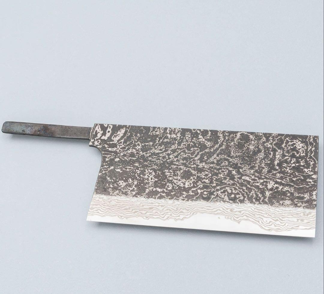 AWAZON-初心x二唐刃物 喜びダマスカスSLD中華195mm