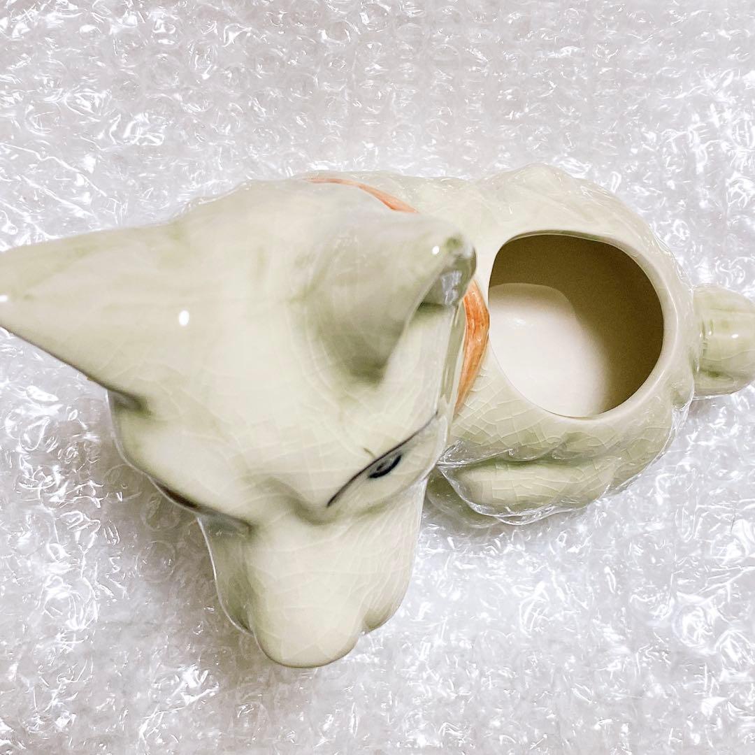 スコッティドッグ型セラミックベース フラワーベース 花瓶