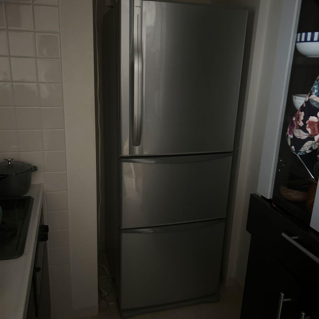 東芝　GR-34ND (S) ㅣ　TOSHIBA 自動製氷　直接取引 TOSHIBA（東芝） 中古 340L 自動製氷機能搭載 3ドア冷蔵庫 GR-34ZX