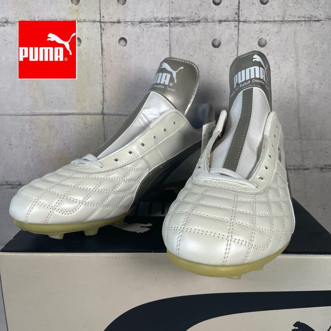 新品未使用デッドストック】PUMA プーマ レセルバ3 ホワイト×シルバー