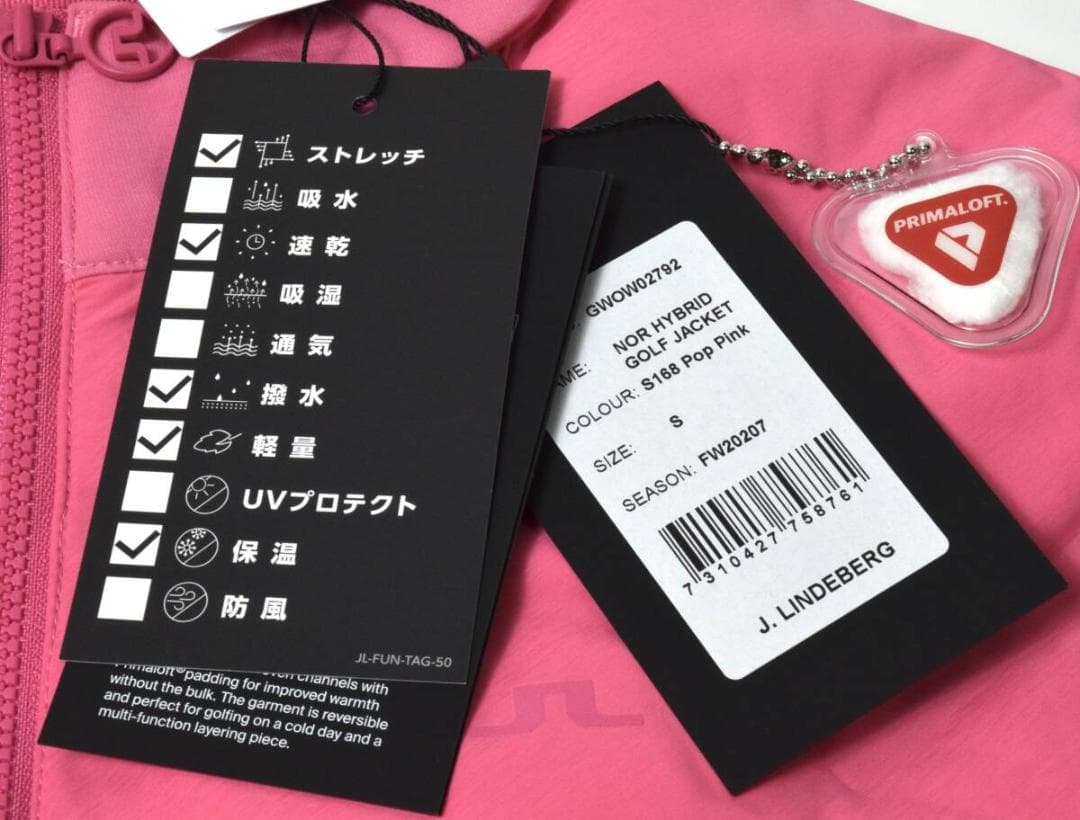 未使用3.9万 J.LINDEBERG ハイブリッドジャケット S (38) - メルカリ