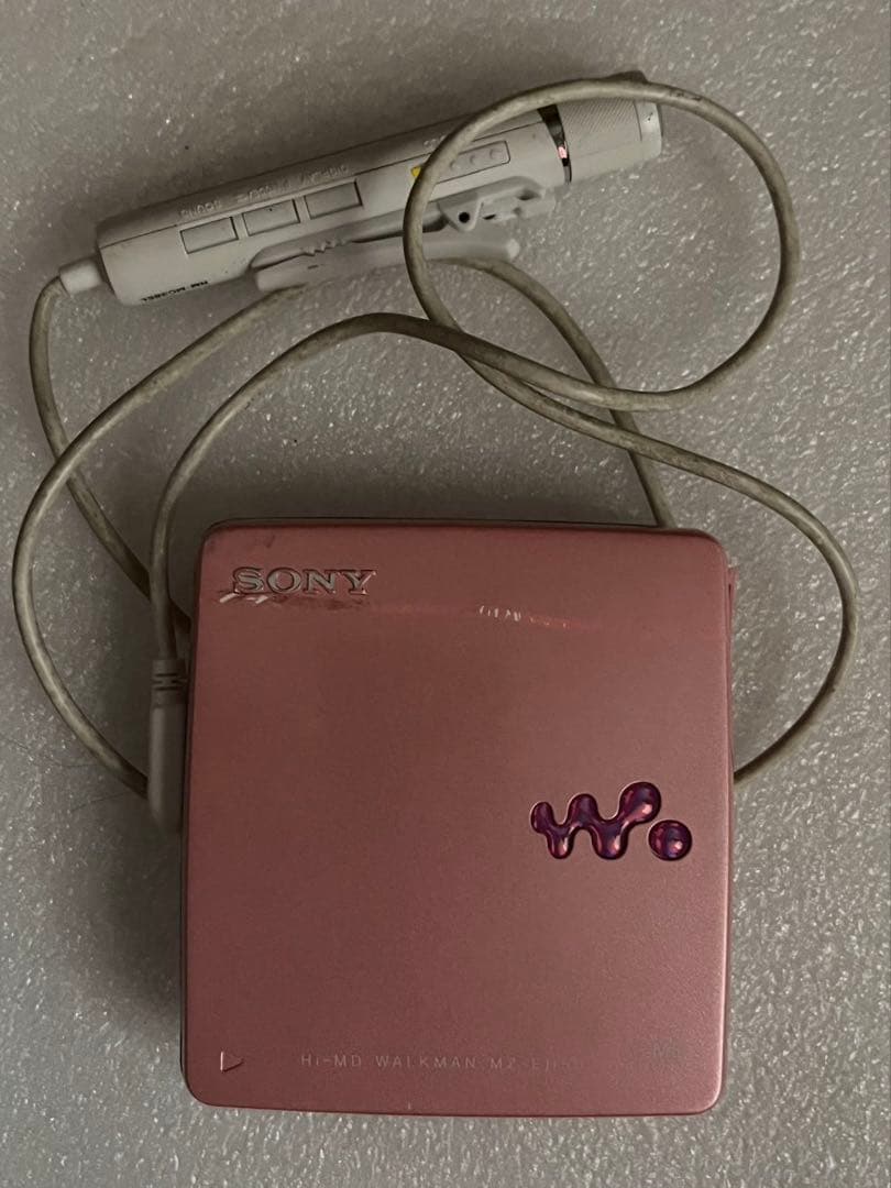 SONY ウォークマン MDプレーヤー ピンクジャンク品 - メルカリ