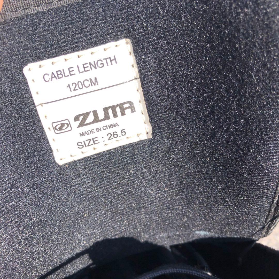 ワイヤー　tgf スノボブーツ ZUMA 26.5cm