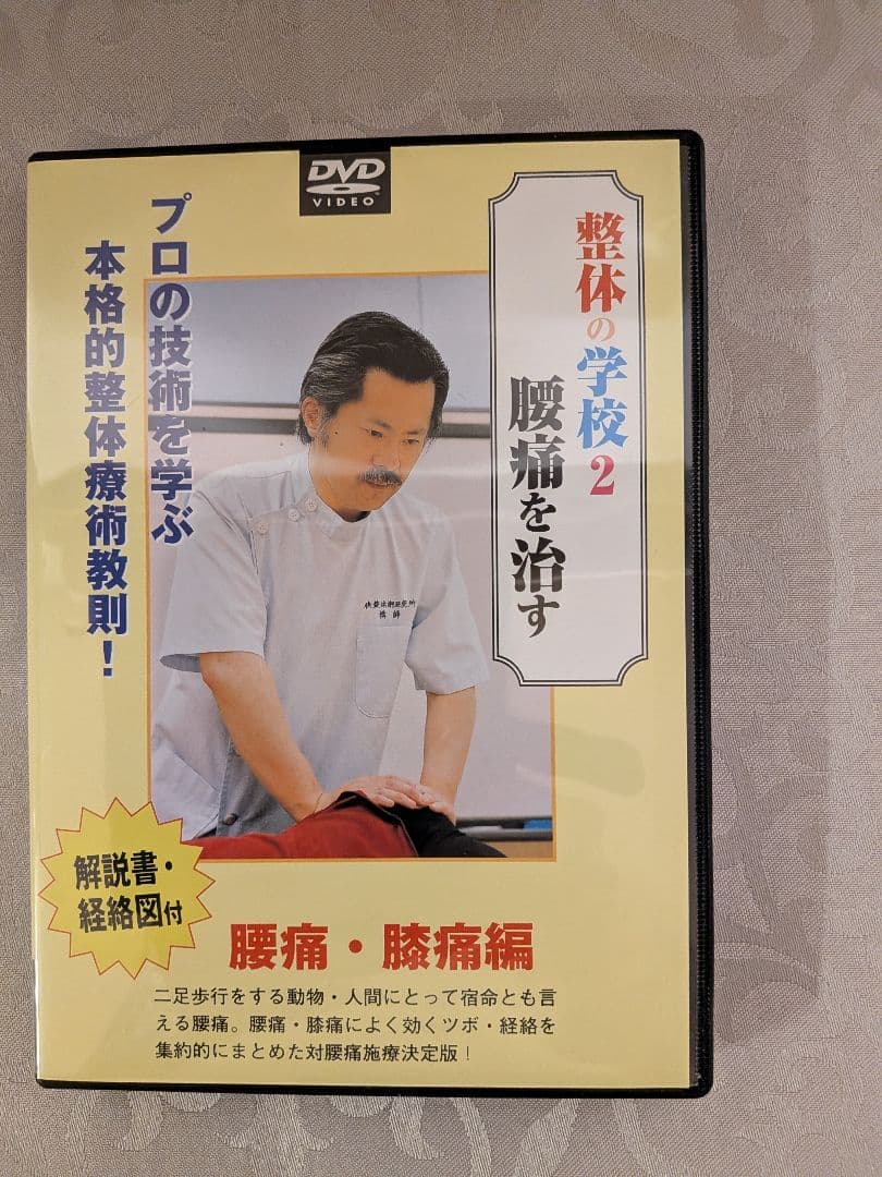 整体の学校2 腰痛を治す 腰痛・膝痛編 DVD 解説書・経絡図付 - メルカリ