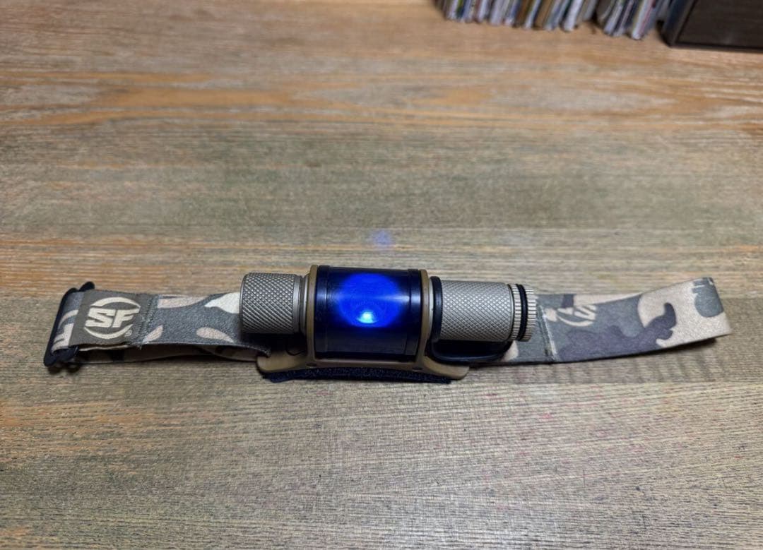 SureFire ヘッドランプ 迷彩（バンド部分）