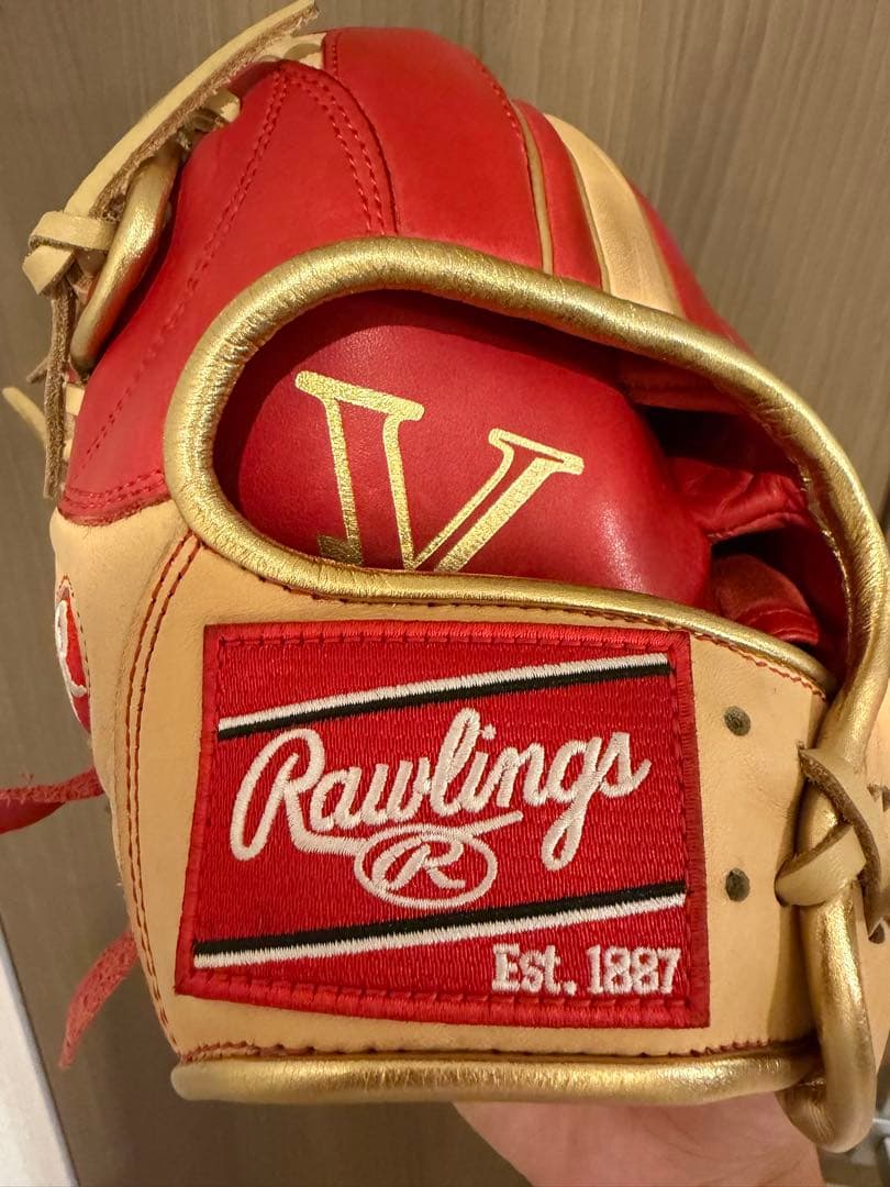 Rawlings 軟式グローブ A2000 レッド/ベージュ 左利き