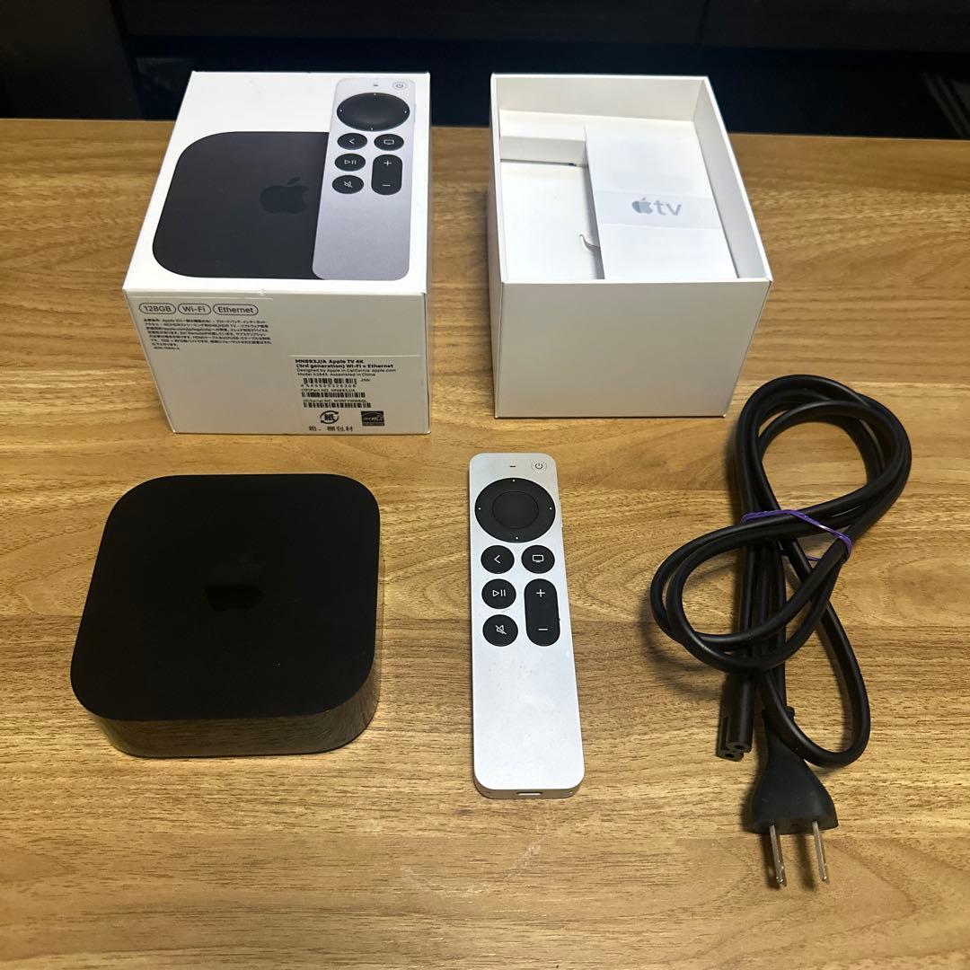 Apple TV 4K (第3世代) 128GB Refurbished Apple TV 4K 128GB (3rd Generation) Wi-Fi + Ethernet