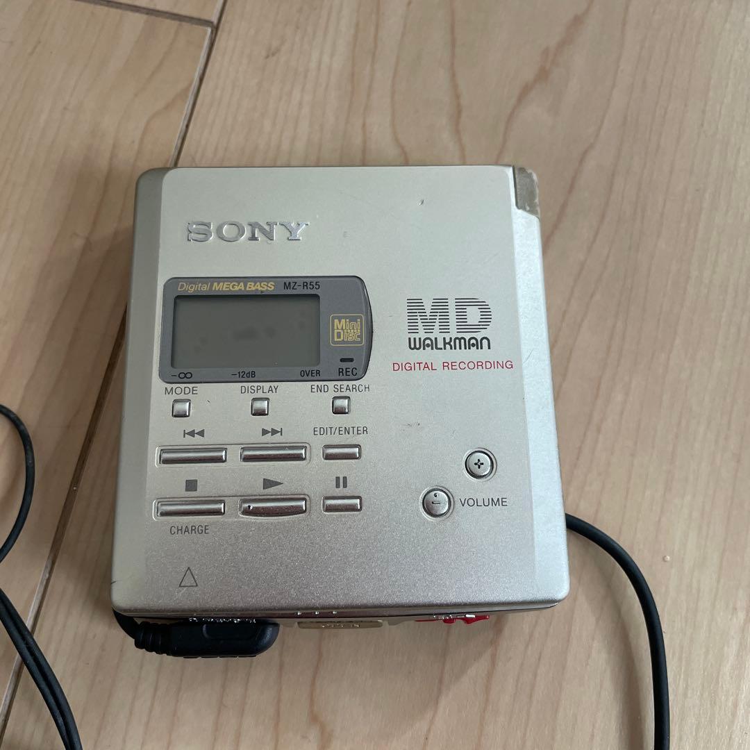 SONY MDウォークマン MZ-R55 デジタル録音対応 ジャンク - メルカリ