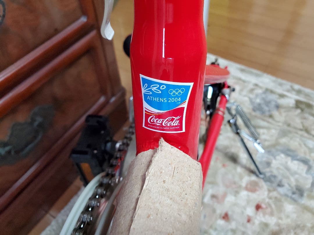 《未使用品》　コカコーラ　折りたたみ自転車　折り畳み　おしゃれな自転車