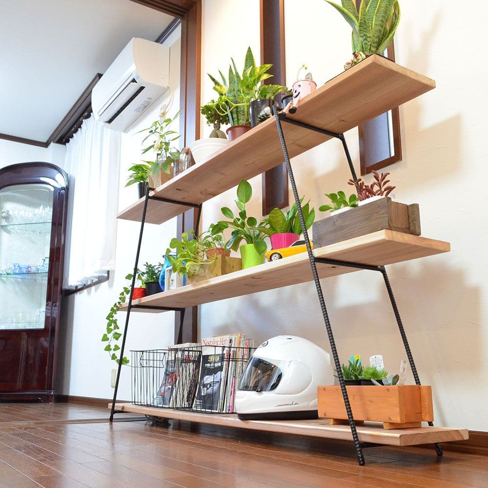 13㎜鉄筋アイアンシェルフ 陳列棚 店舗什器 棚 店舗用品 ディスプレイ