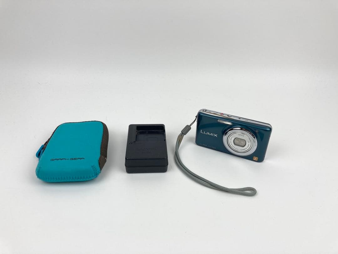 極美品】Panasonic LUMIX DMC-FX77-A ブルー コンデジ - メルカリ