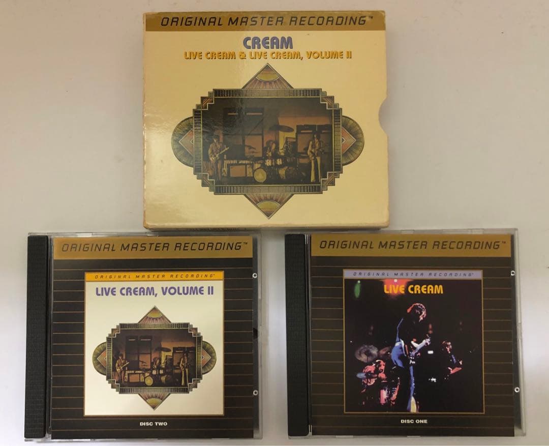 【希少モービルフィデリティー盤CD】クリーム　ライブ・クリーム I & II Live Cream, Vols. 1-2 by Cream (CD, Jan-1995, 2 Discs, Mobile