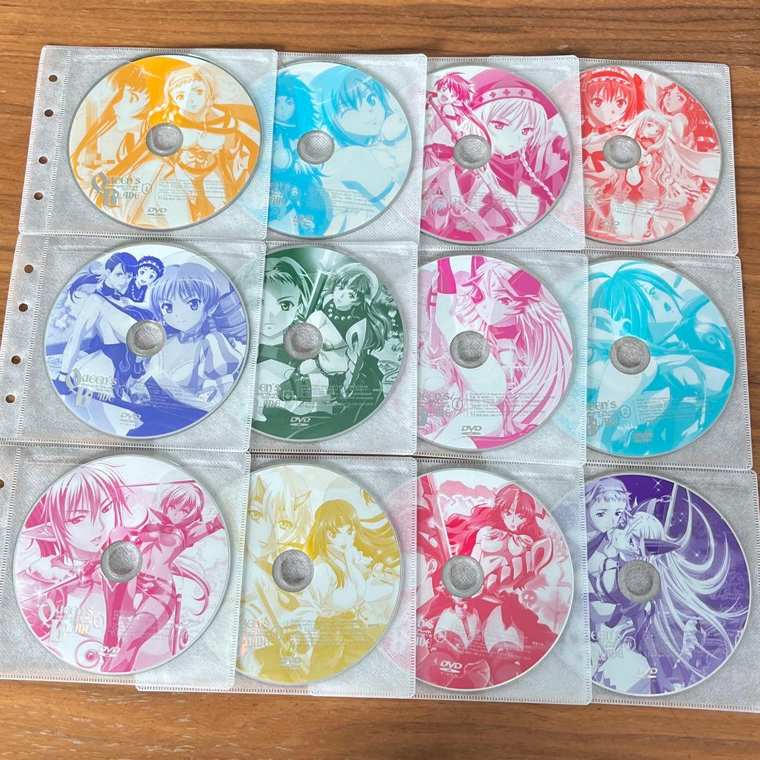 クイーンズブレイド 流浪の戦士 全6巻＋玉座を継ぐ者 全6巻 DVD 全巻セット