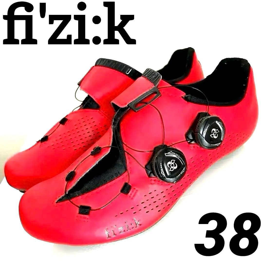 ✨お値下しました✨fi'zi:k R1B INFINIT boa レッドシューズ fizik フィジーク [ R1B INFINITO BOA ］ BK/RED EU 41.5/26.70cm