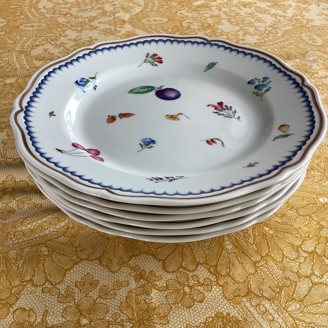 《リチャードジノリイタリアンフルーツ》ディナー皿　6枚セット　希少