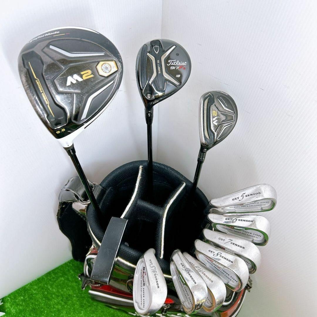 左利き レフティ】タイトリスト テーラーメイド メンズクラブセット 11