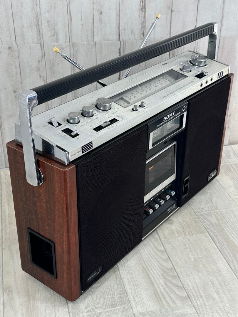 動作品| SONY ソニー ラジカセ CF-6600 昭和レトロ当時物 ラジオ