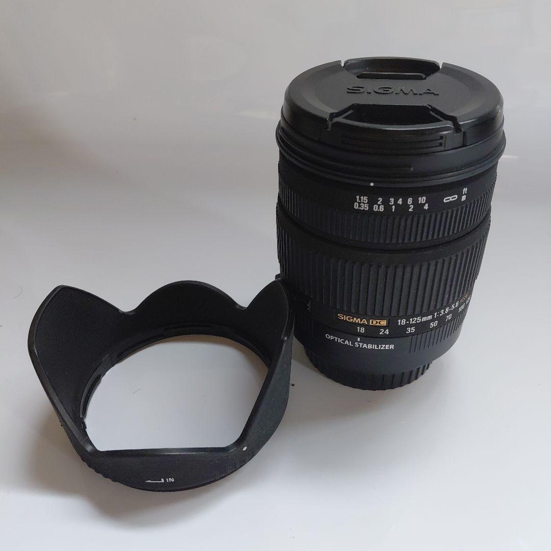 SIGMA 18-125mm F3.8-5.6 高倍率ズームレンズ Canon