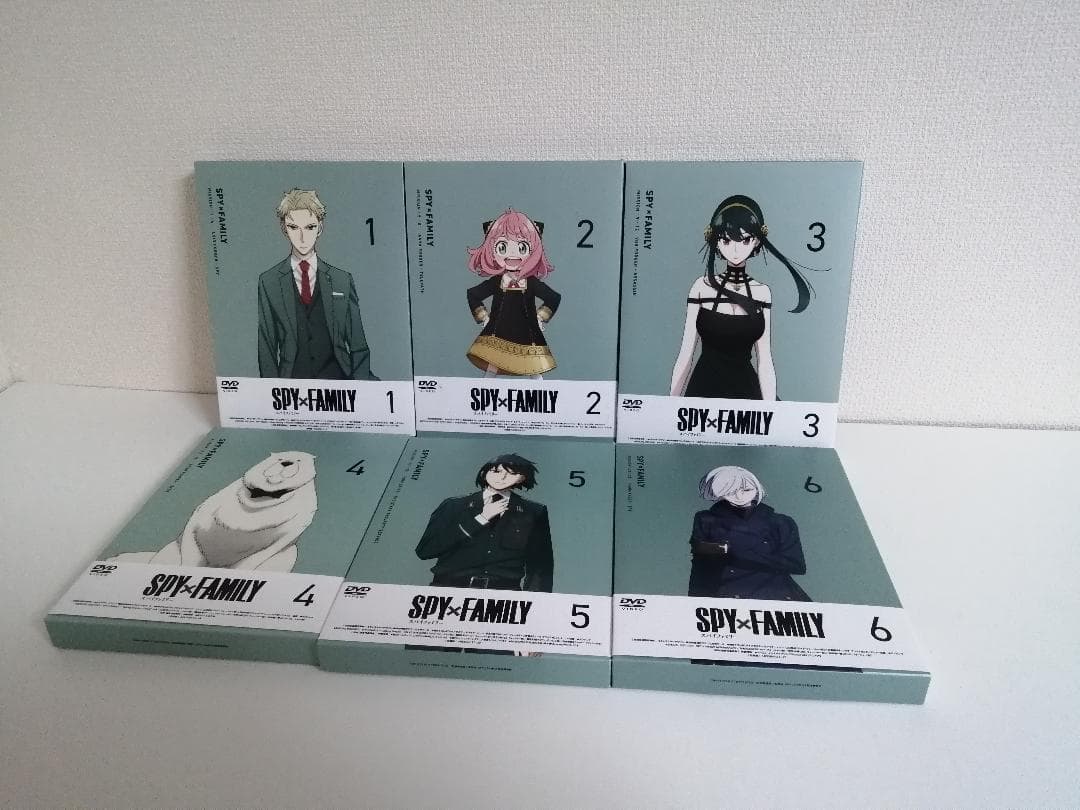 SPY×FAMILY　初回限定版　DVD　全6巻セット スパイファミリー Amazon.co.jp | SPY×FAMILY 初回生産限定版 ブルーレイ 全6巻セット
