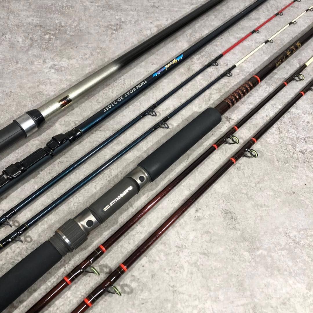 美品 船竿 釣り竿 ロッド 3本 セット SANWA TOPIC 鱗宝舟 振出 - メルカリ