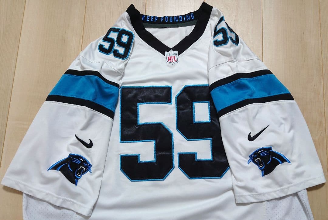 NFL パンサーズ ルーク・キークリー NIKE リミテッドジャージ【2XL