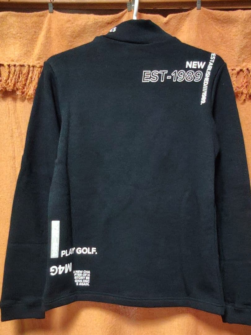 パーリーゲイツレディースコットン ストレッチ裏起毛 長袖ハイネック