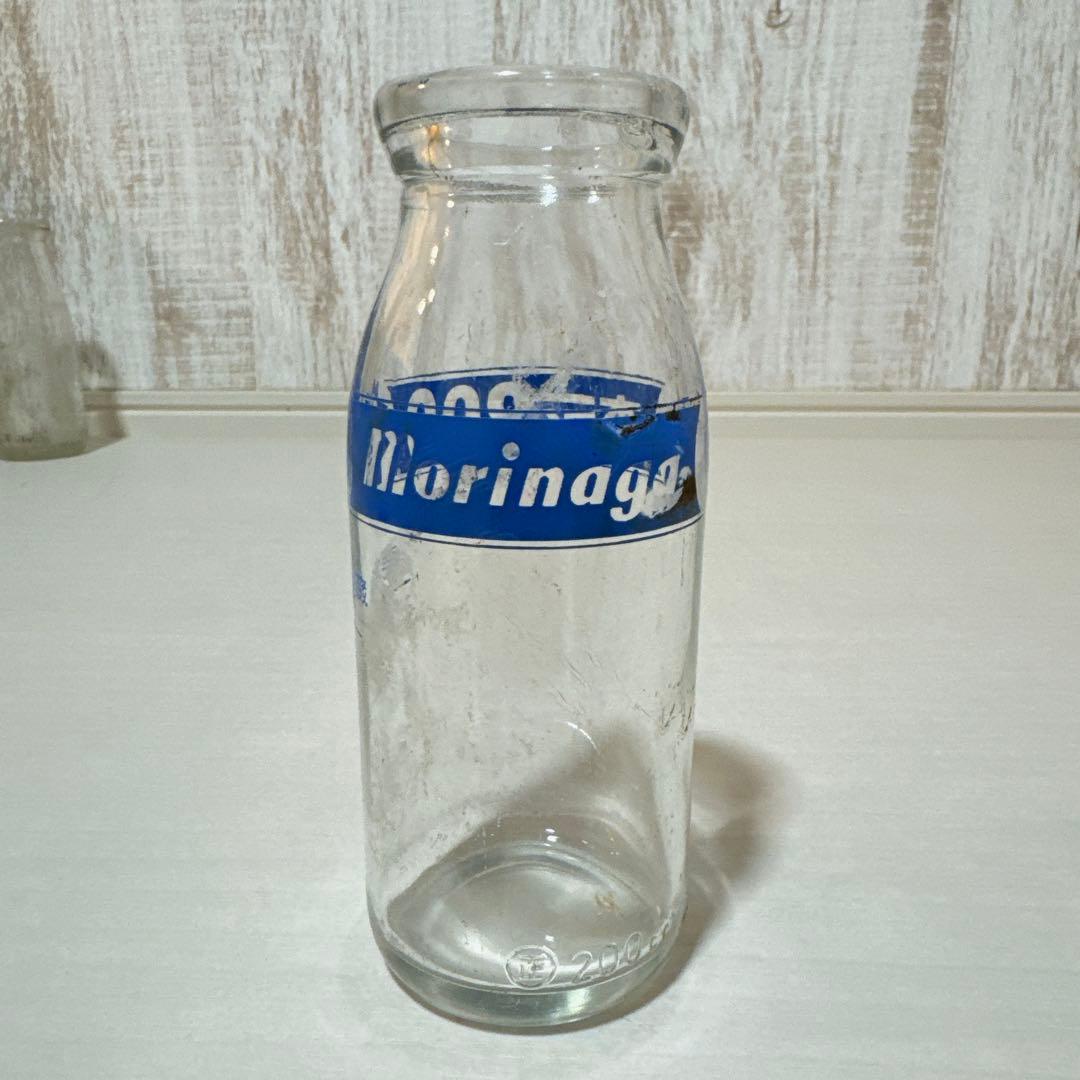 昭和レトロ 森永 牛乳瓶 空瓶 ローカル - メルカリ