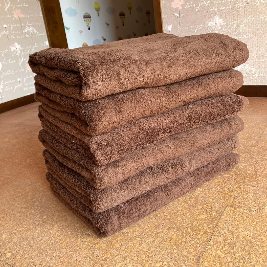 ETBELLA タオルケット6枚セット 160cm x 90cm 綿100%