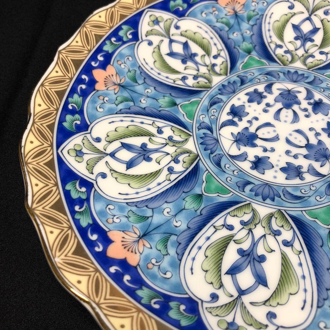 美濃焼 龍峰窯 金七宝 19.5 和皿揃 プレート 中皿 レア 金彩 - メルカリ
