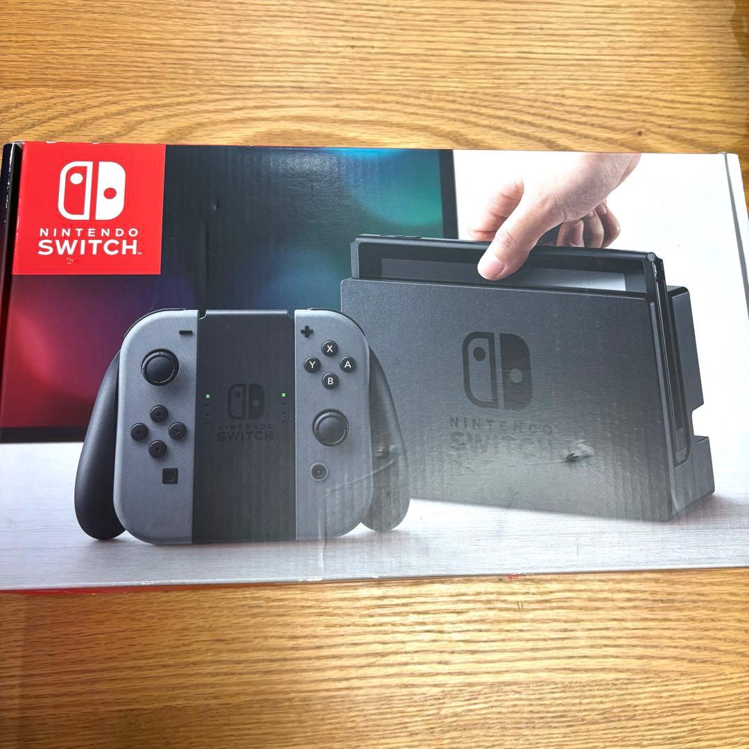 ジャンク】Nintendo Switch 本体 グレー Joy-Con付き - メルカリ
