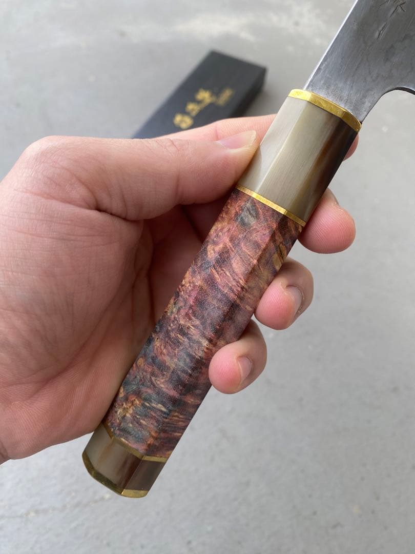 岩井 貴行 青ニ鋼 牛刀包丁 210mm