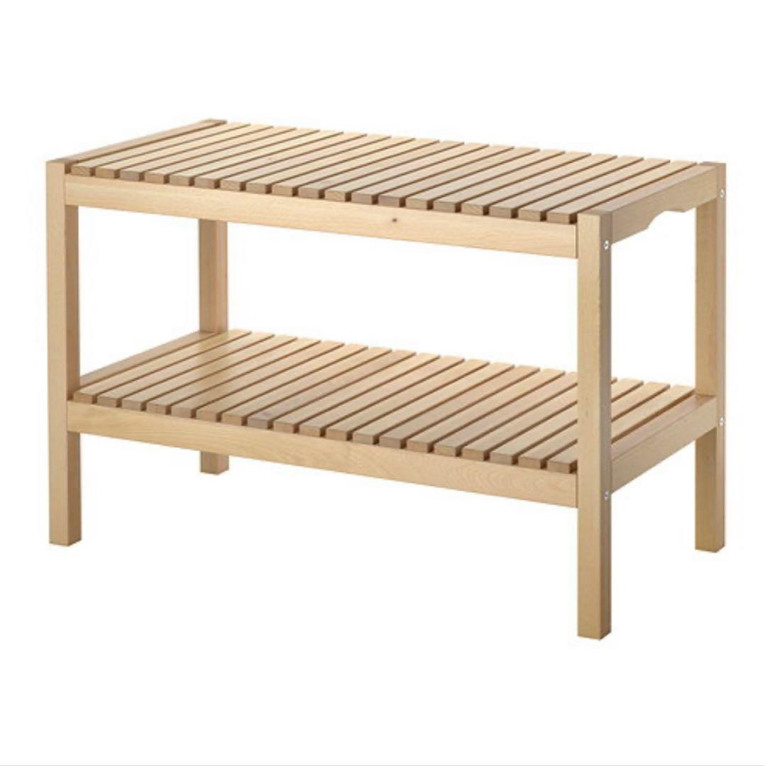 IKEA イケア モルゲル 廃盤 ベンチ 韓国インテリア 木製 - メルカリ