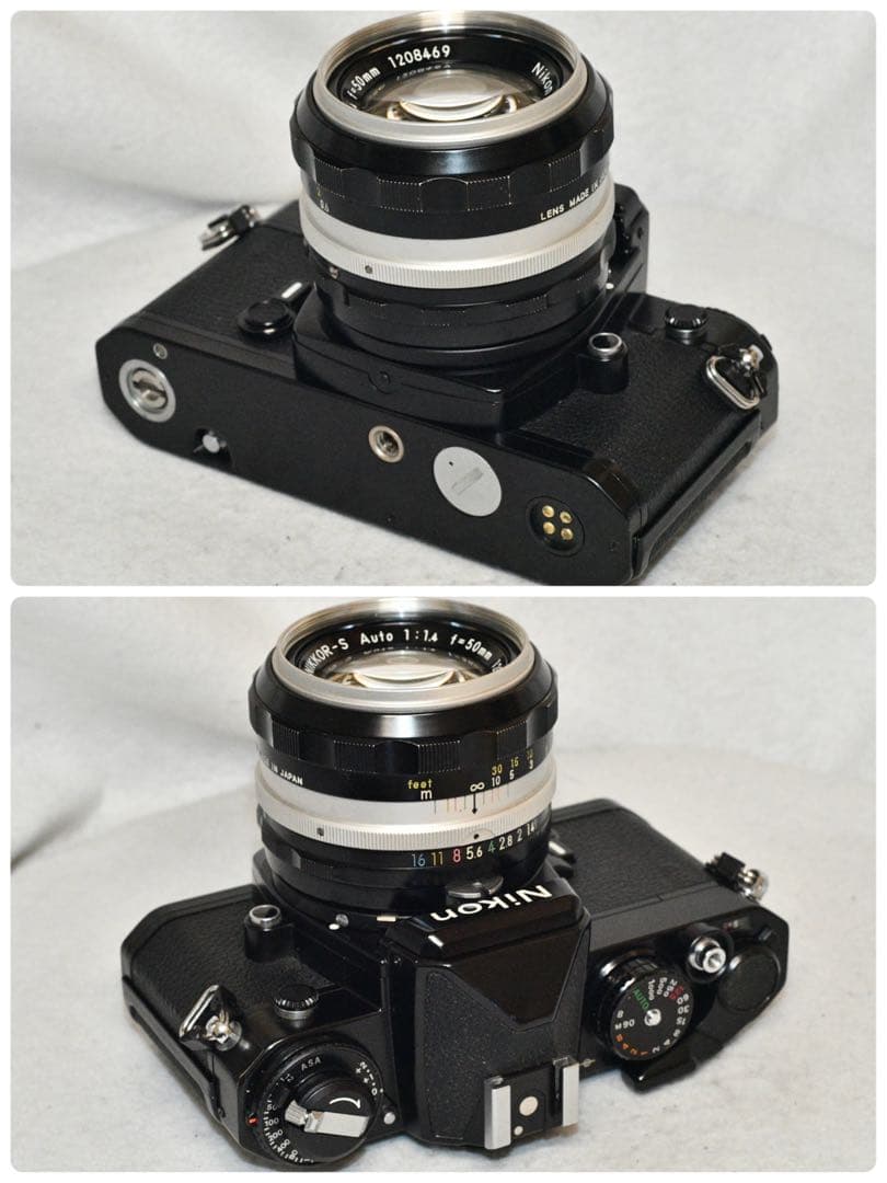 《動作品》 Nikon FE +標準レンズ付きフィルムカメラ