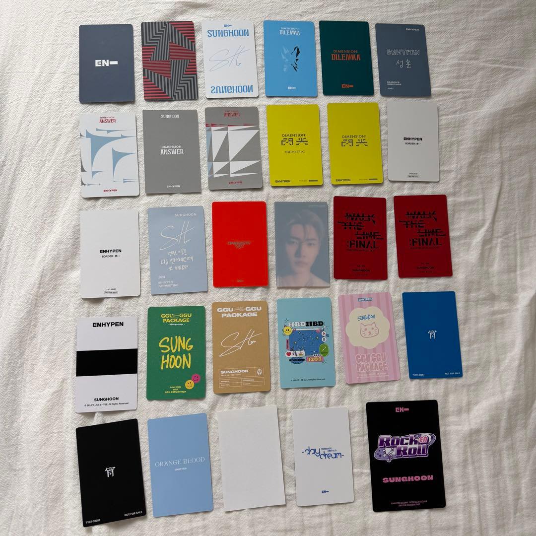 enhypen ソンフン トレカ まとめ売り 29枚 - メルカリ