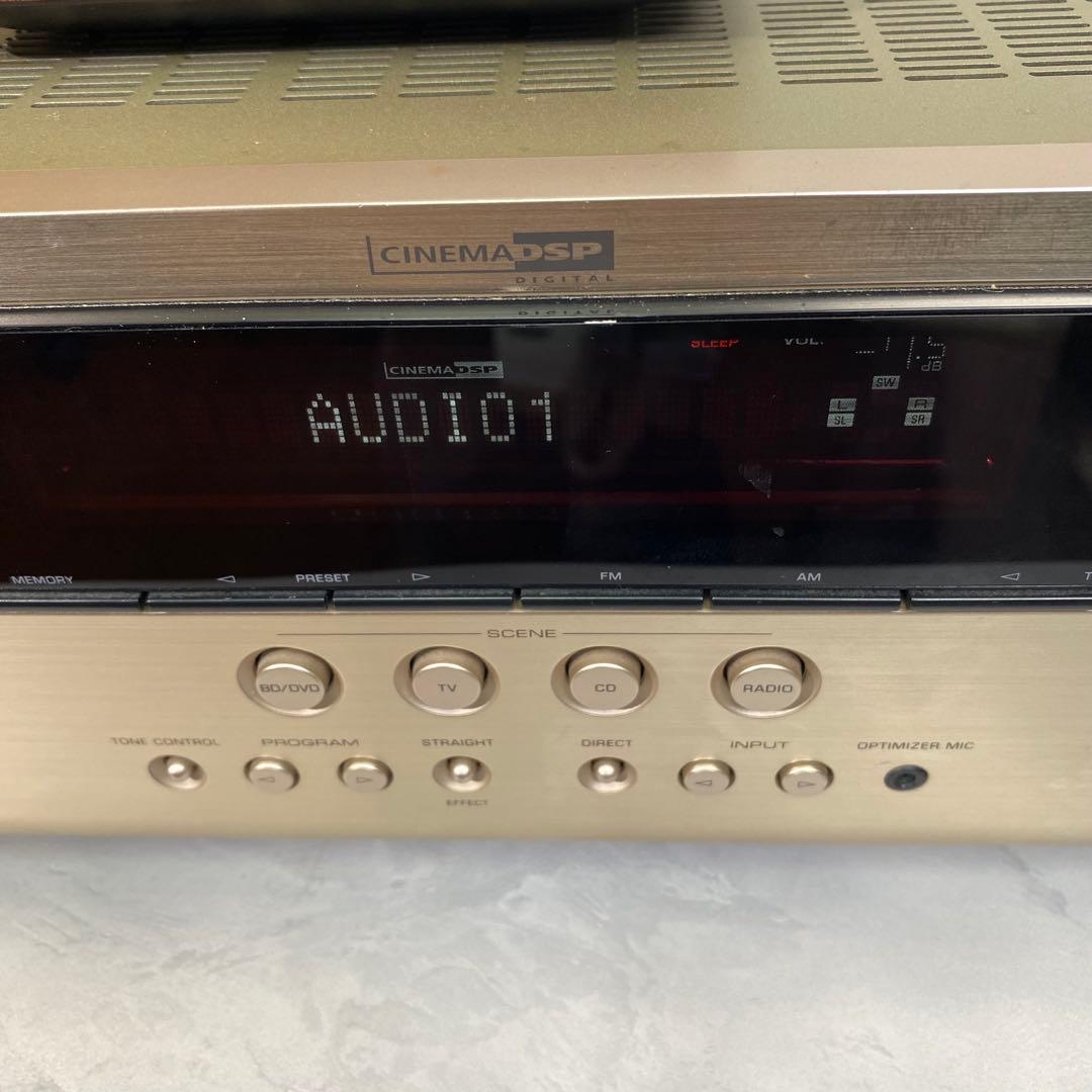 【動作品】ヤマハ AVアンプ 7.1ch ゴールド AX-V565