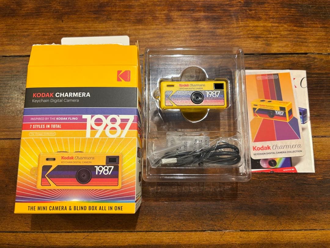 KODAK CHARMERA 1987 キーチェーン デジタルカメラ イエロー - メルカリ