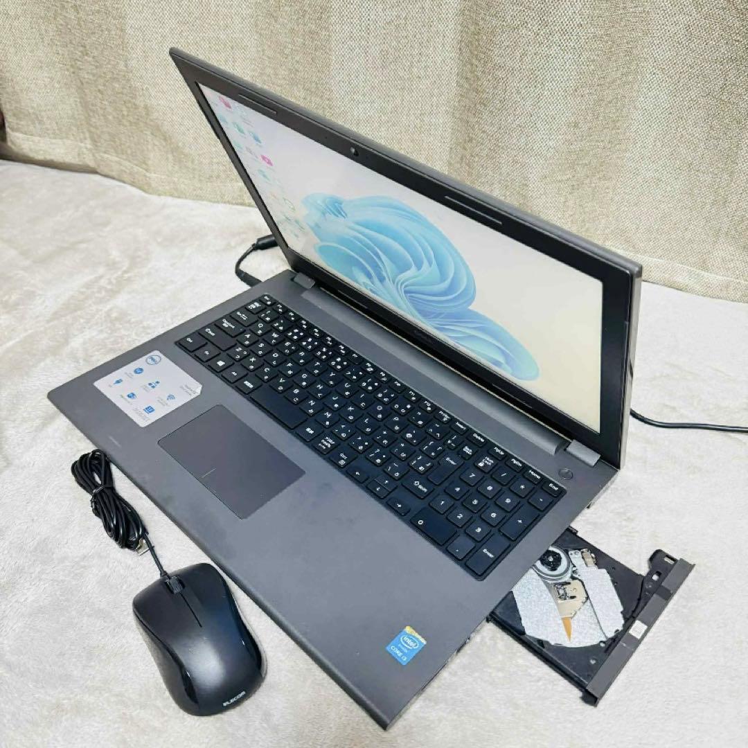 S279 DellノートパソコンWEBカメラSSDサクサク動くWindows11 - メルカリ