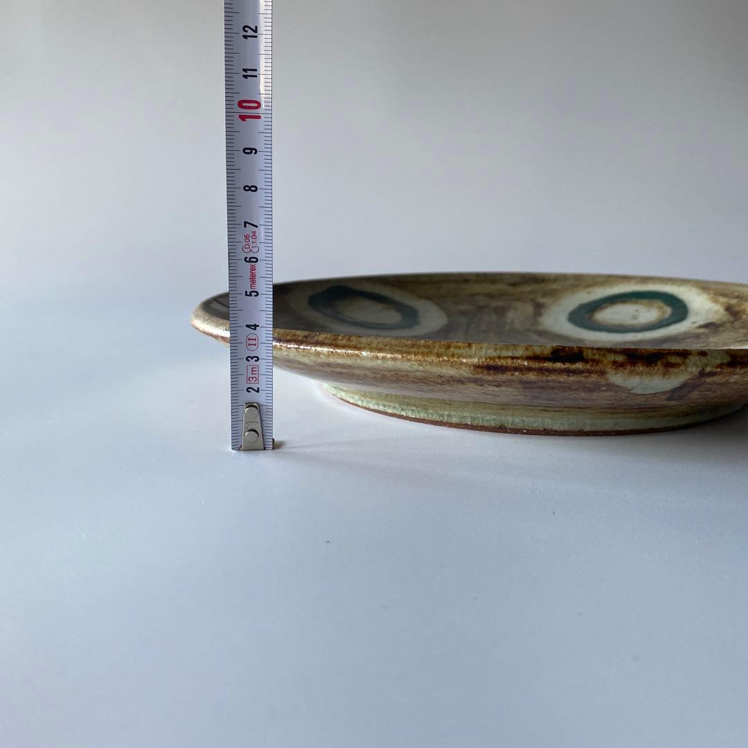 希少 武内晴二郎 鉄砂丸紋抜絵大皿 民藝 - メルカリ