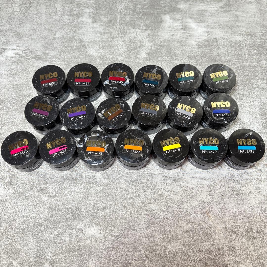 ニコジェル NYCOJEL 19点セット まとめ アースカラー ビビットの通販は