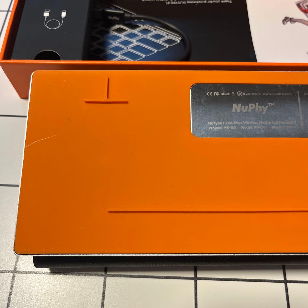 NuPhy NUTYPE F1 64 Keys 日本語配列キーボード 本体 - メルカリ