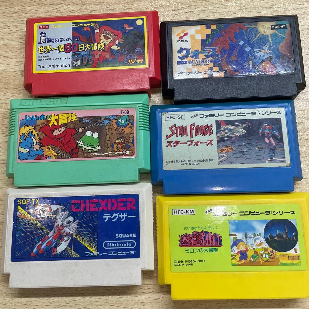 ファミコンソフト 6本 動作確認済 - メルカリ