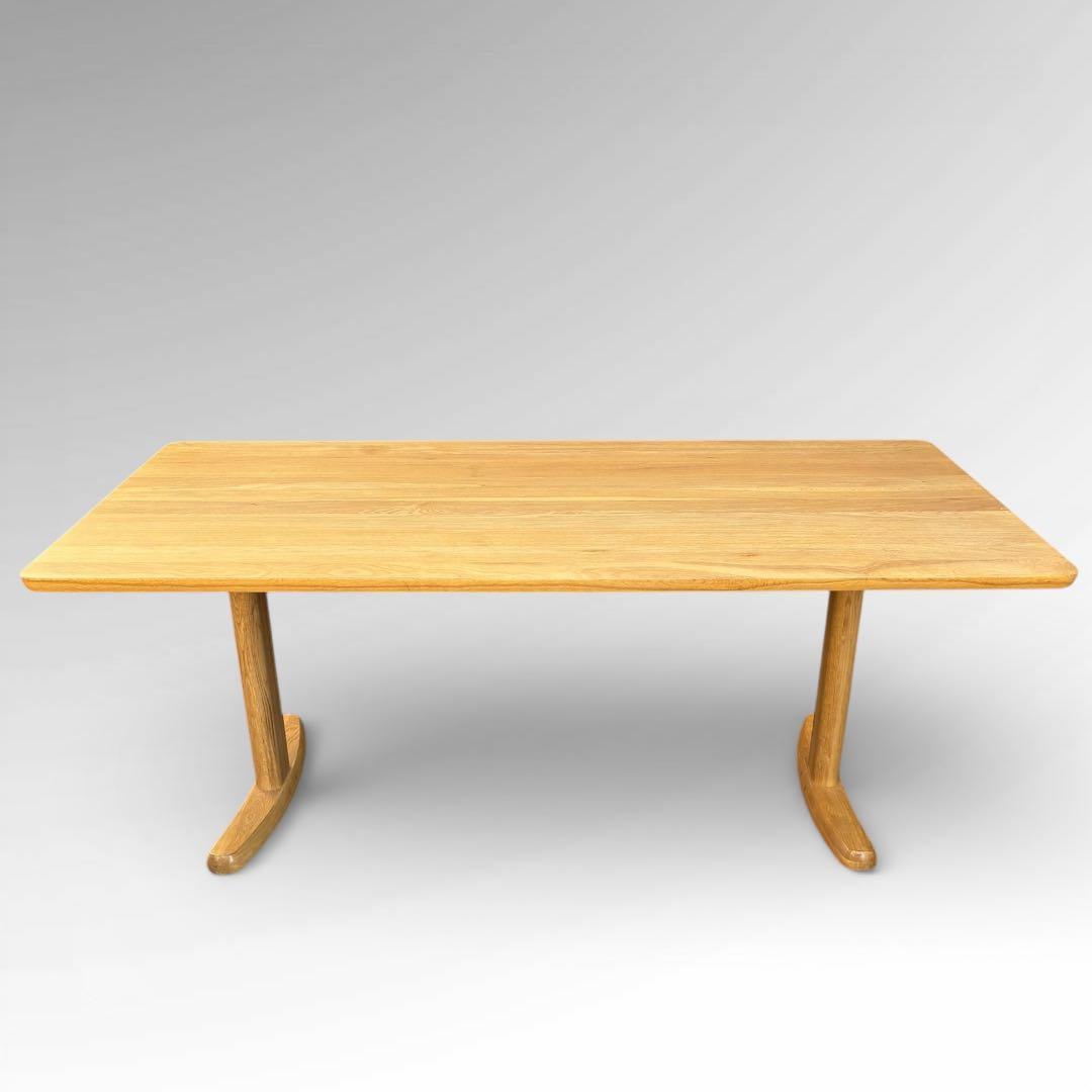 定価20万 美品 イバタインテリア ダイニング テーブル w180 天然木