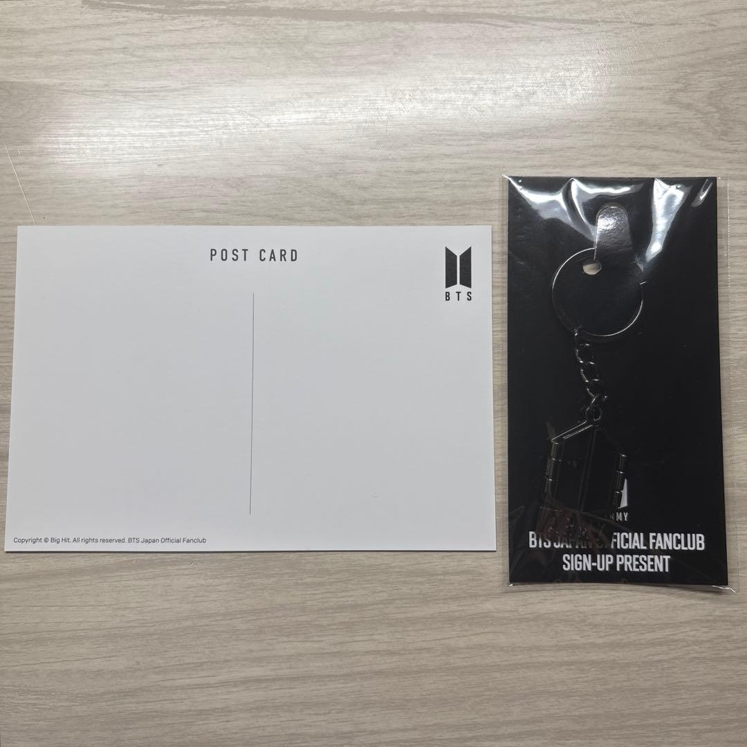 BTS FC会員キーリング＆FC限定アンケート当選景品ポストカード - メルカリ