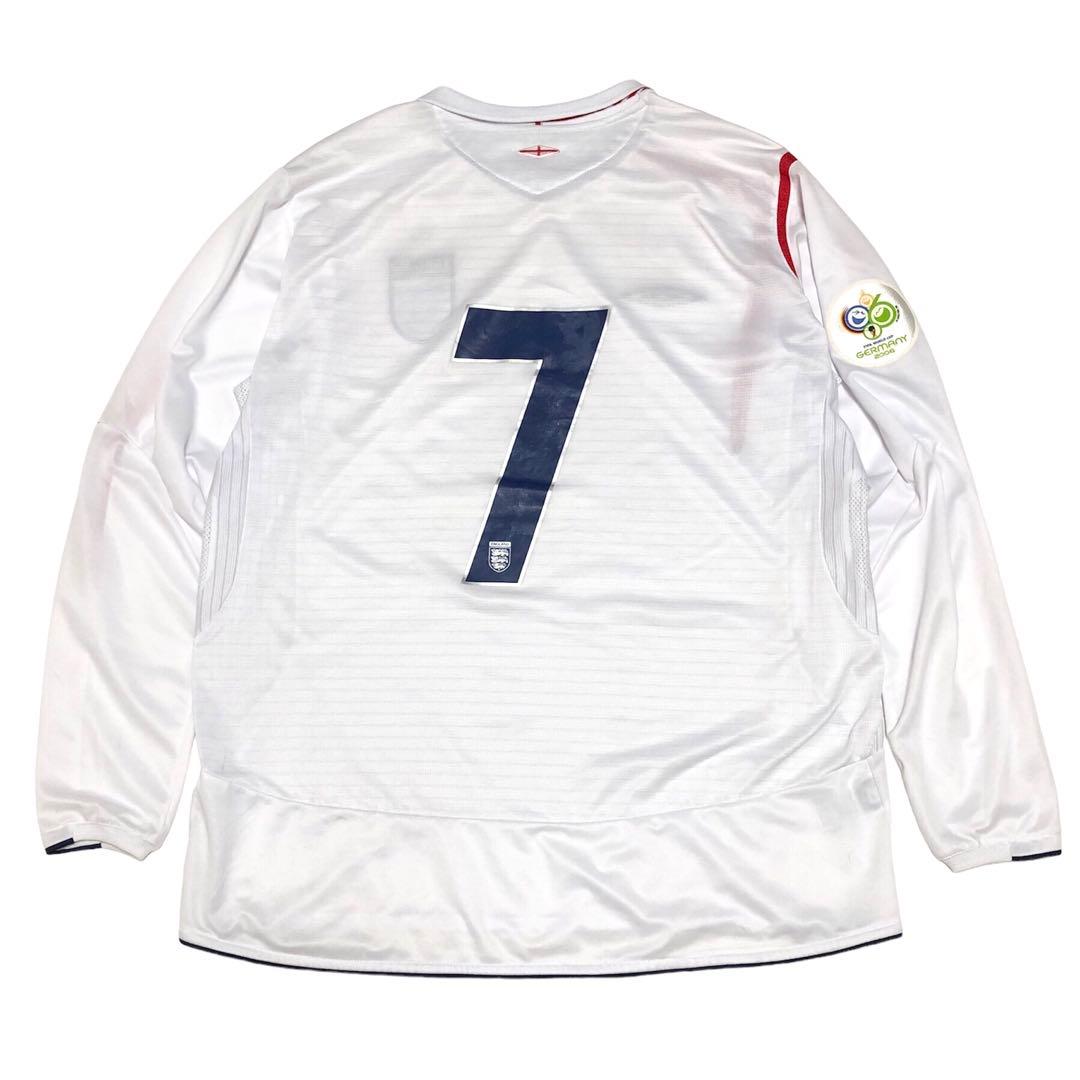 umbro 2006 ドイツW杯 イングランド代表 長袖ユニフォーム ベッカム