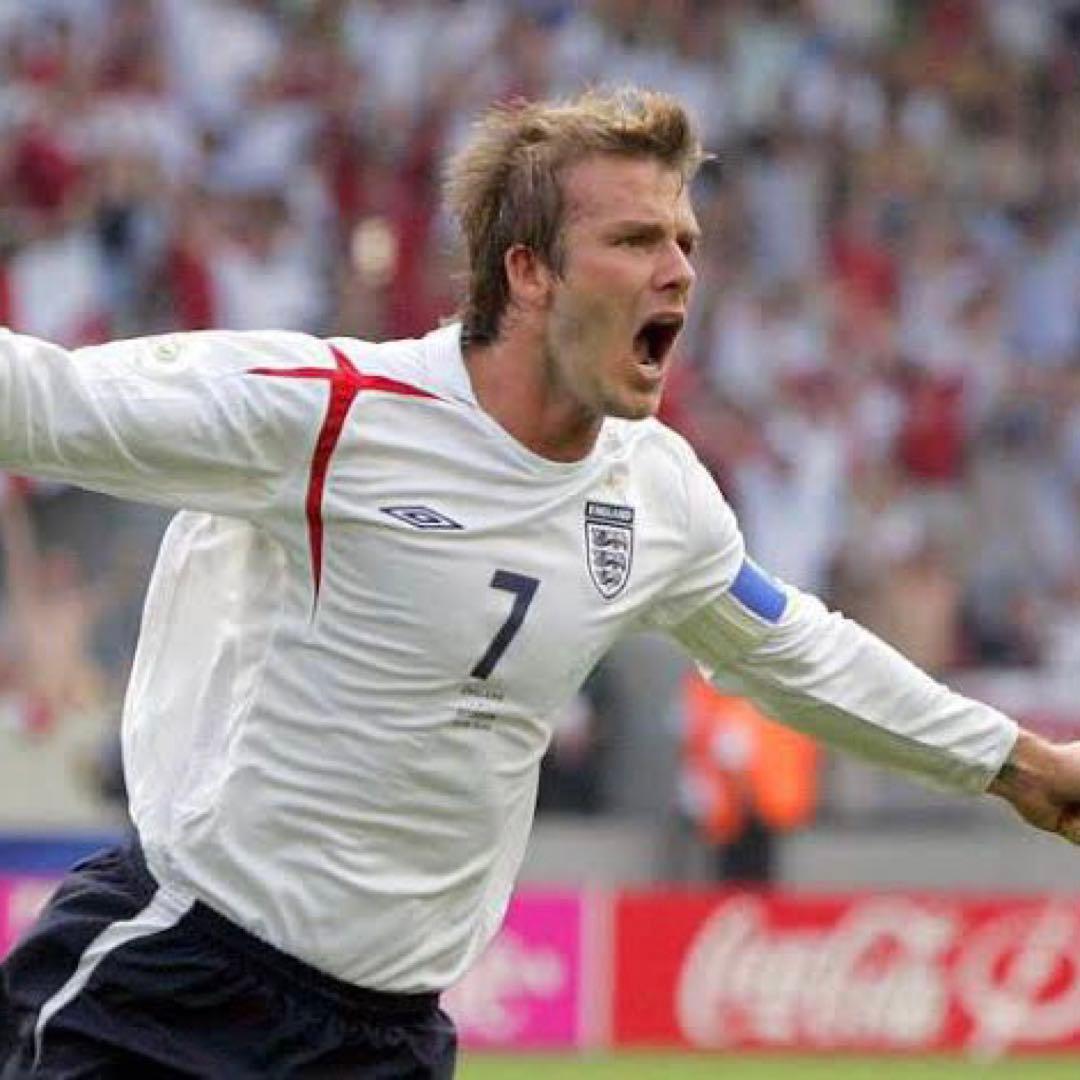 umbro 2006 ドイツW杯 イングランド代表 長袖ユニフォーム ベッカム
